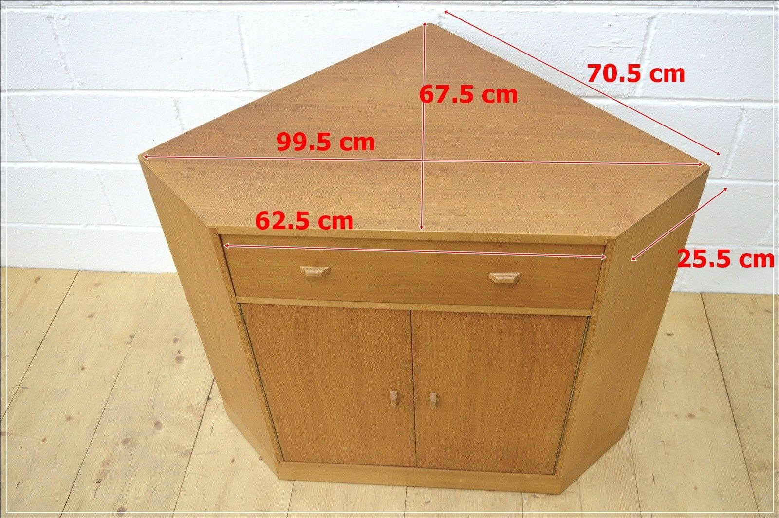 G Plan Desk Vintage Corner  Danish Mid Century Light Oak photo buy