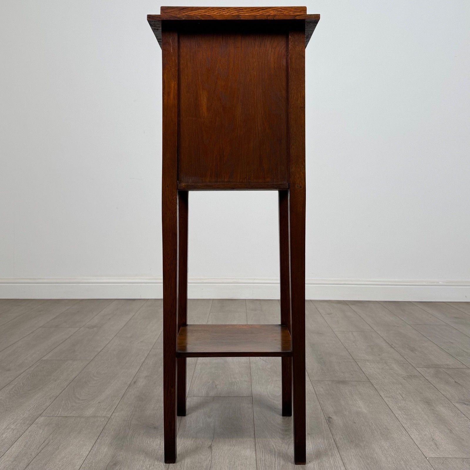 Antique 20th Century Small Arts & Crafts Cabinet In Oak ( Af 5341 ) photo vinterior