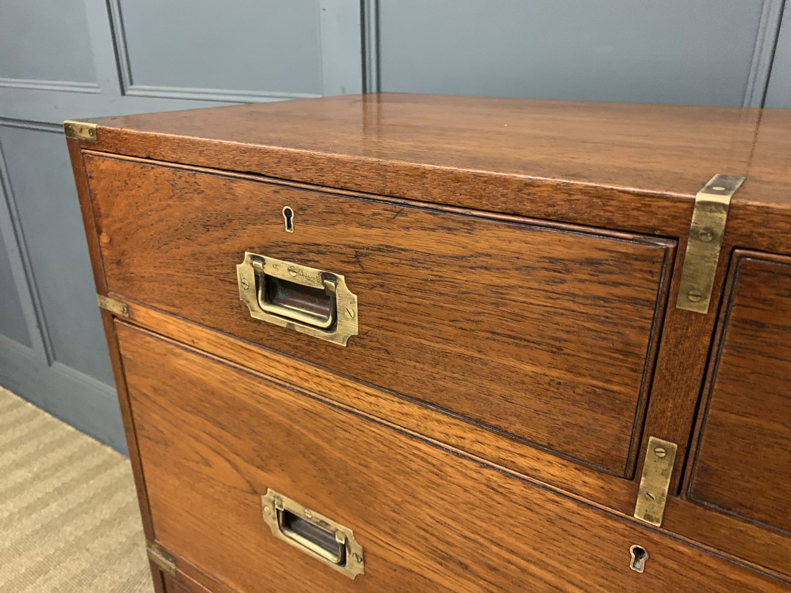 Victorian Teak Military Chest By Army & Navy photo 2450.0