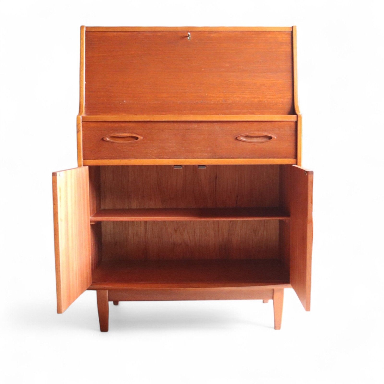 Mid Century Jentique Teak Writing Bureau 1960s photo buy