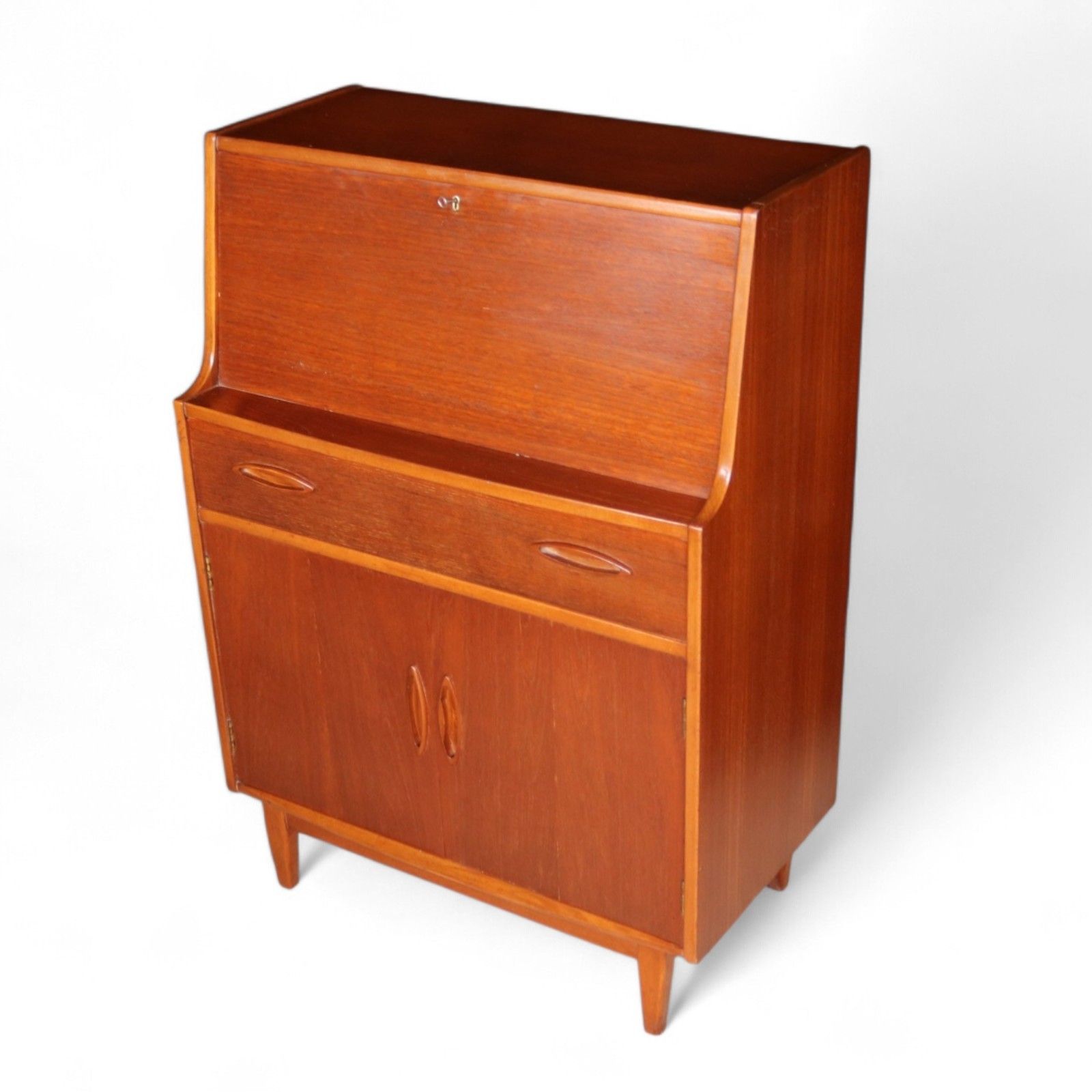 photo for sale Mid Century Jentique Teak Writing Bureau 1960s