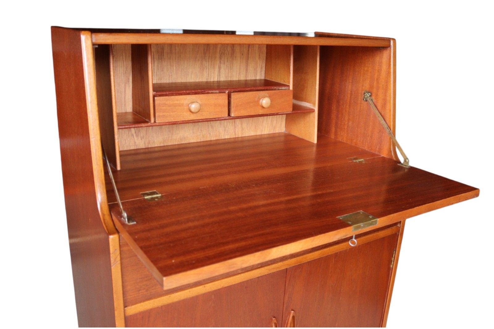 photo vinterior Mid Century Jentique Teak Writing Bureau 1960s