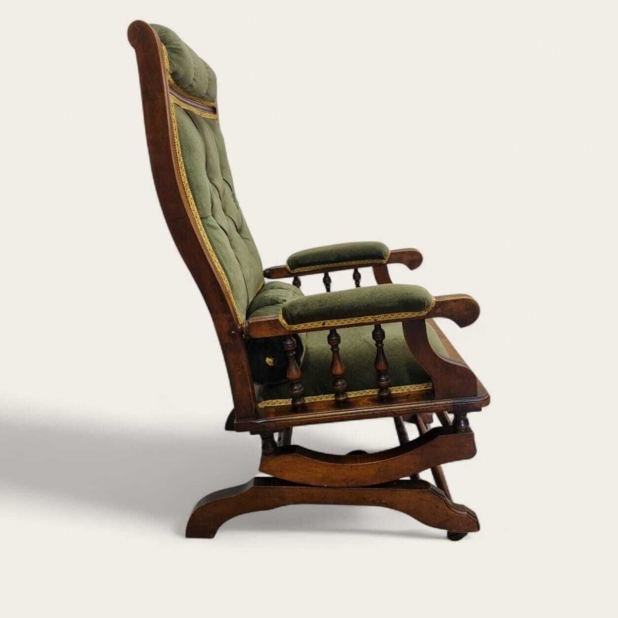 Antique Traditional American Rocking Chair / C.1920 photo for sale