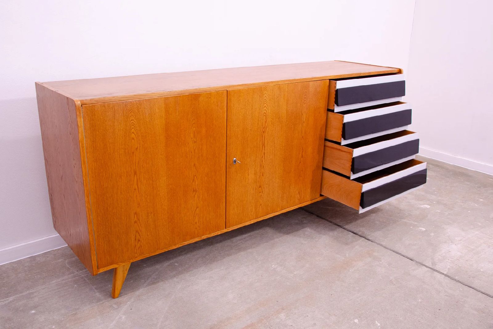 photo for sale Mid Century U 460 Sideboard By Jiri Jiroutek For Interior Praha, Czechoslovakia