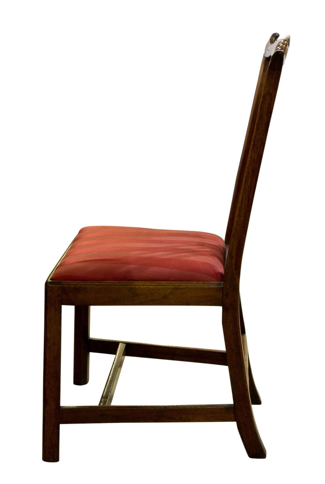 Geo III Carved Walnut Chair, 1700s photo for sale