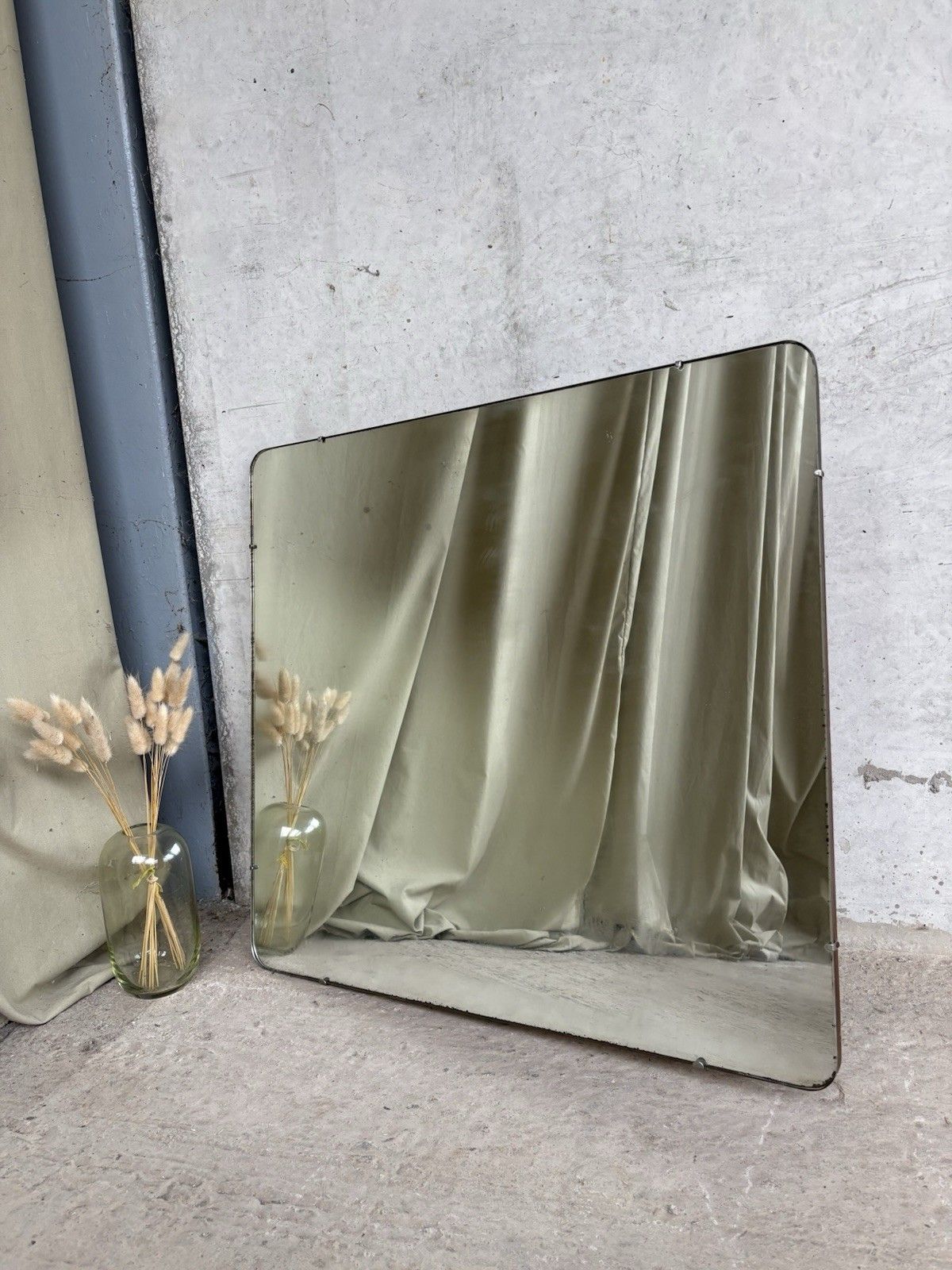 Vtg Mid Century Large Wall Hallway Overmantle Mirror Retro R1138 photo furniture
