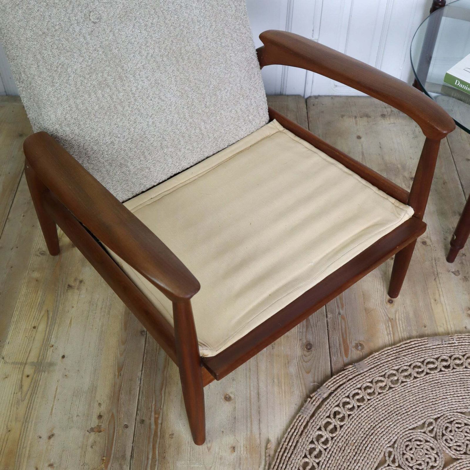 photo vinterior Vintage Greaves & Thomas Boucle Armchair