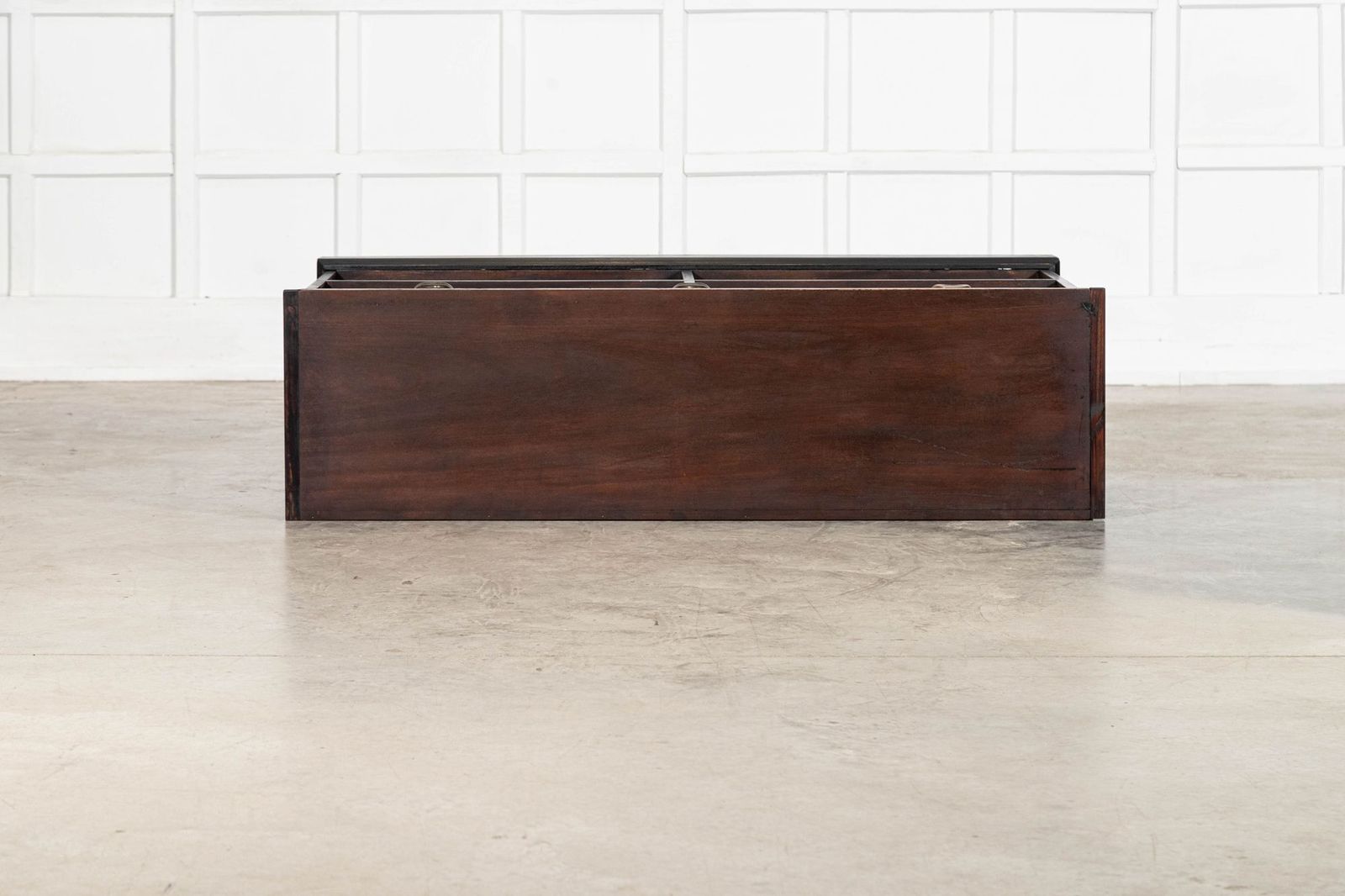 19thc English Ebonised Mahogany & Pine Shop Counter / Island photo buy