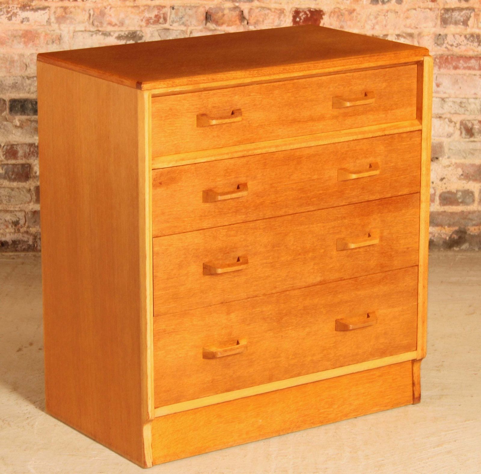 Mid Century G Plan Brandon Oak Chest Of Drawers, Circa 1960s photo for sale