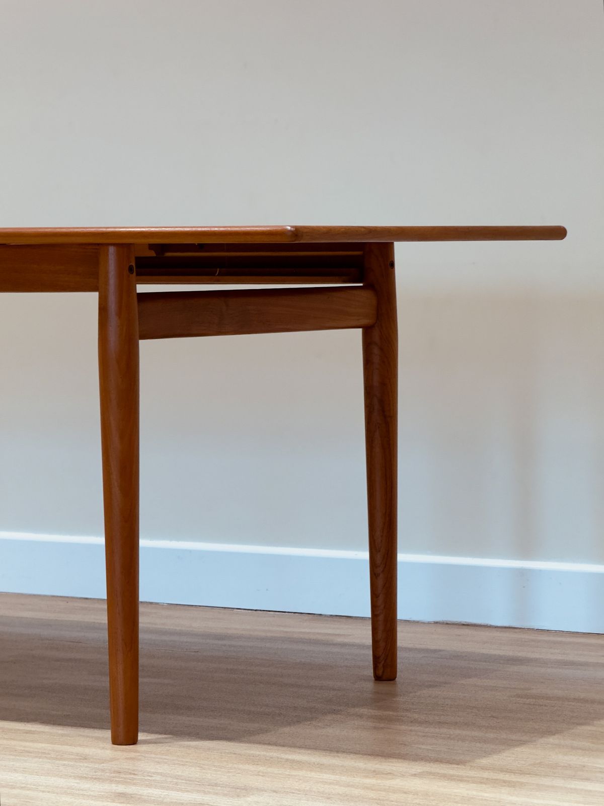 photo buy Mid Century Danish Teak Extending Dining Table (Johannes Andersen)