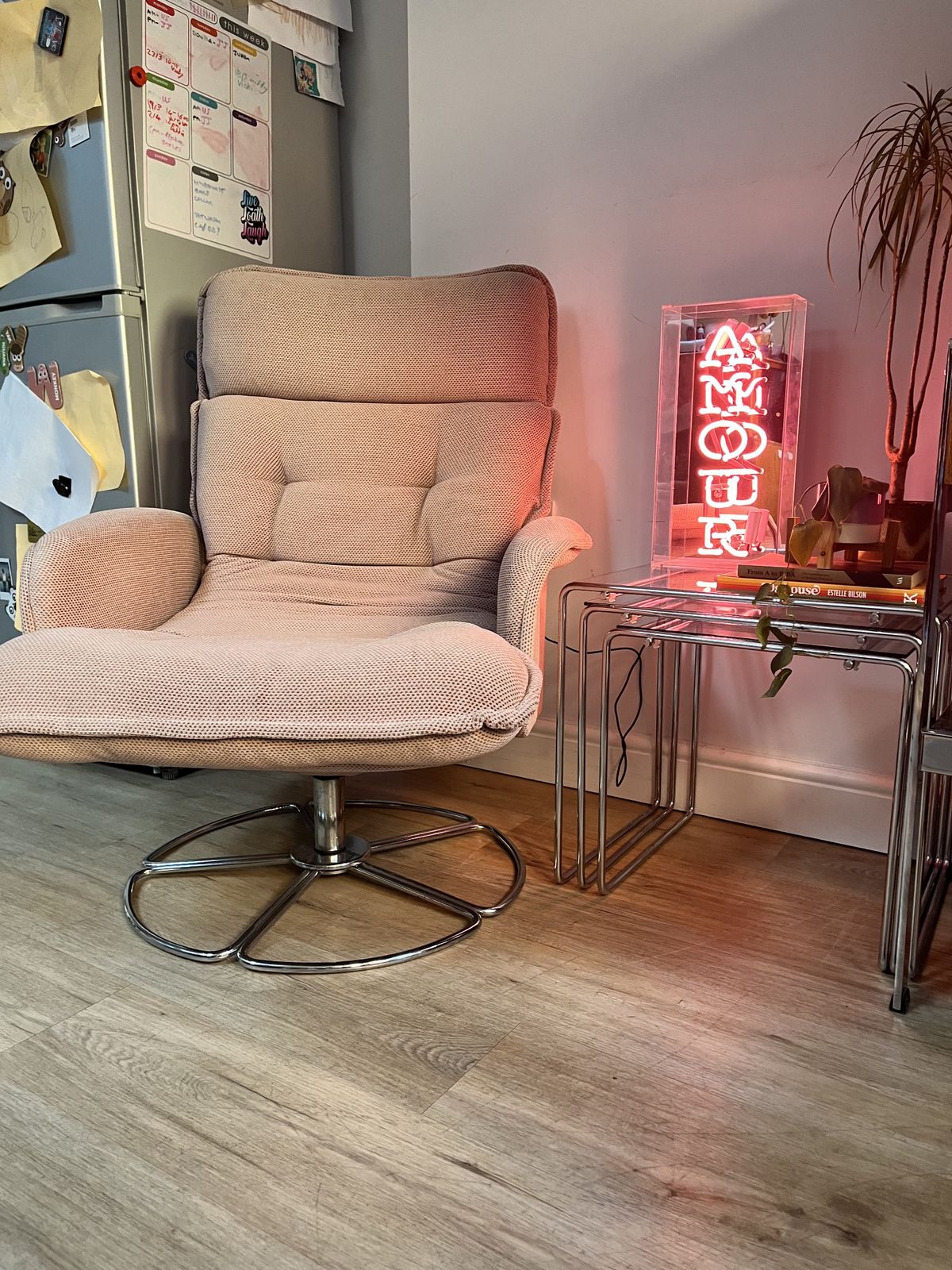 photo buy Vintage 1970s Habitat Chrome Lounge Chair Designed By Terence Conran Mid Century