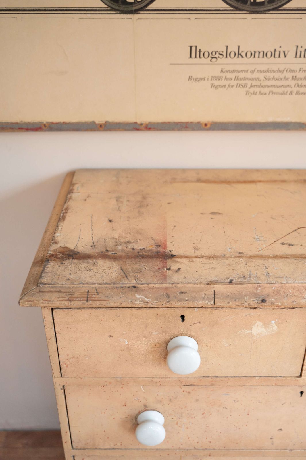 Painted Shabby Chic Chest Of Drawers | 2 Over 3 photo vintage