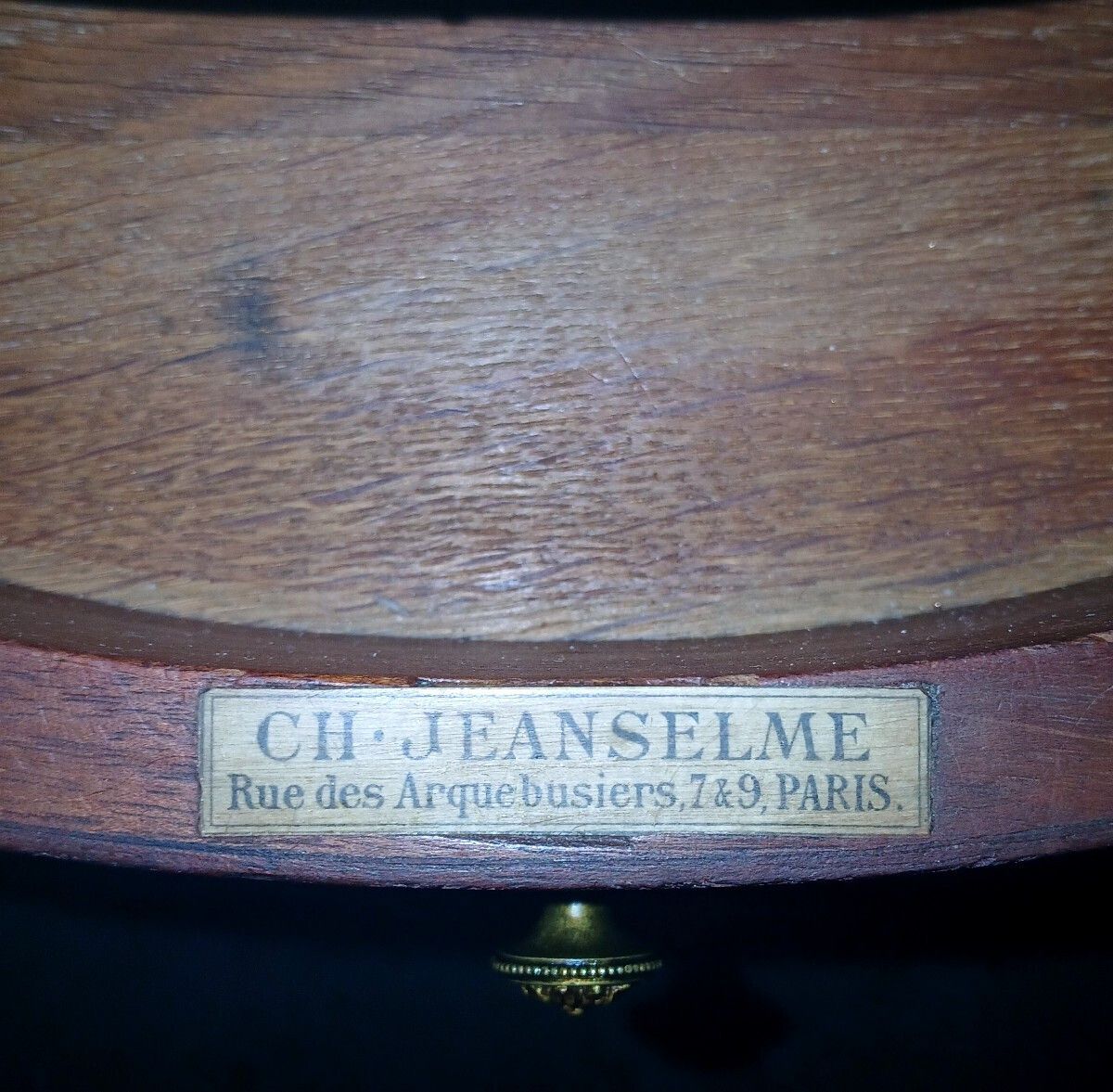 Pair Of Louis XVI Style Bedside Tables Stamped By The Jeanselme Company photo buy