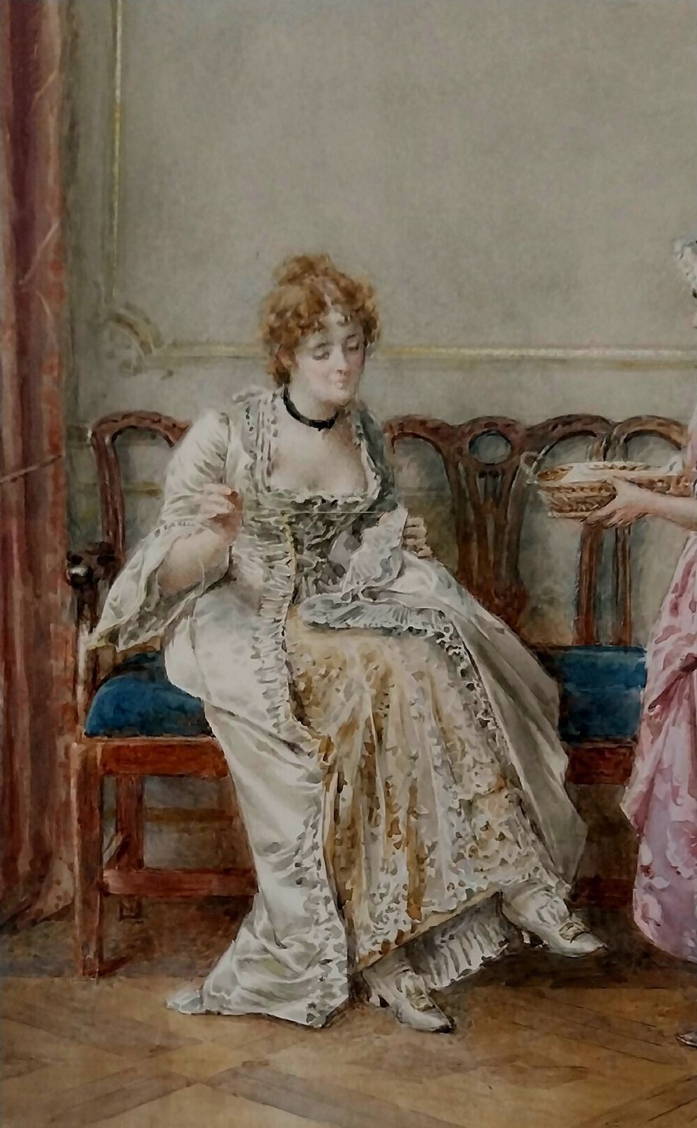 George Goodwin Kilburne Watercolour "Repairing The Damages" photo Art