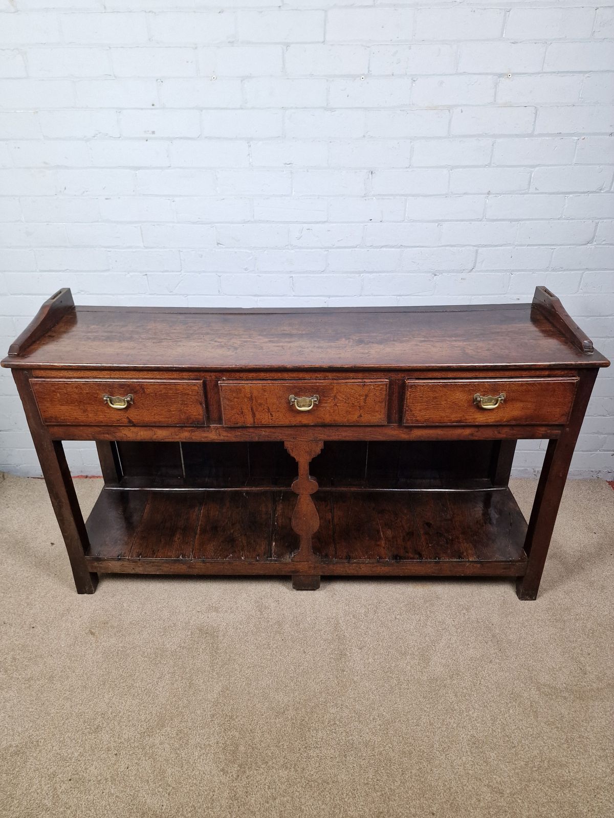 Antique Oak Dresser And Plate Rack   George II (18thc.) photo vinterior