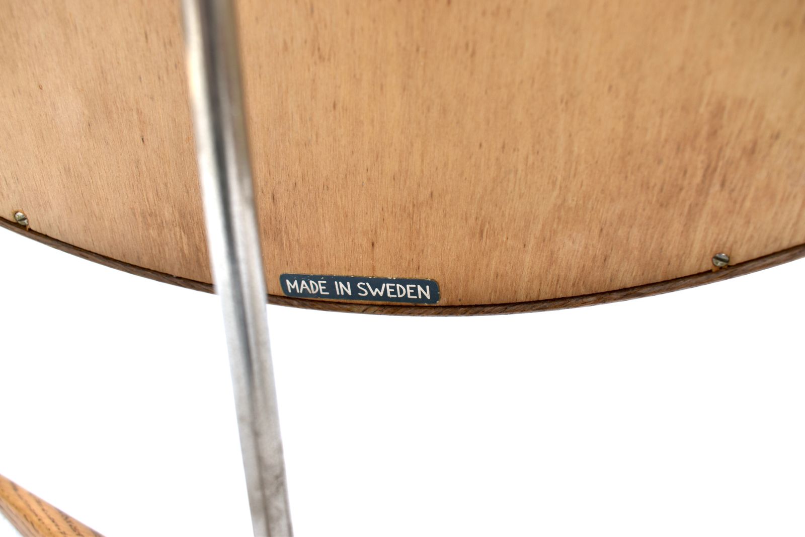 Large Oak Vanity Mirror By Uno & östen Kristiansson For Luxus, Sweden photo 1195.0