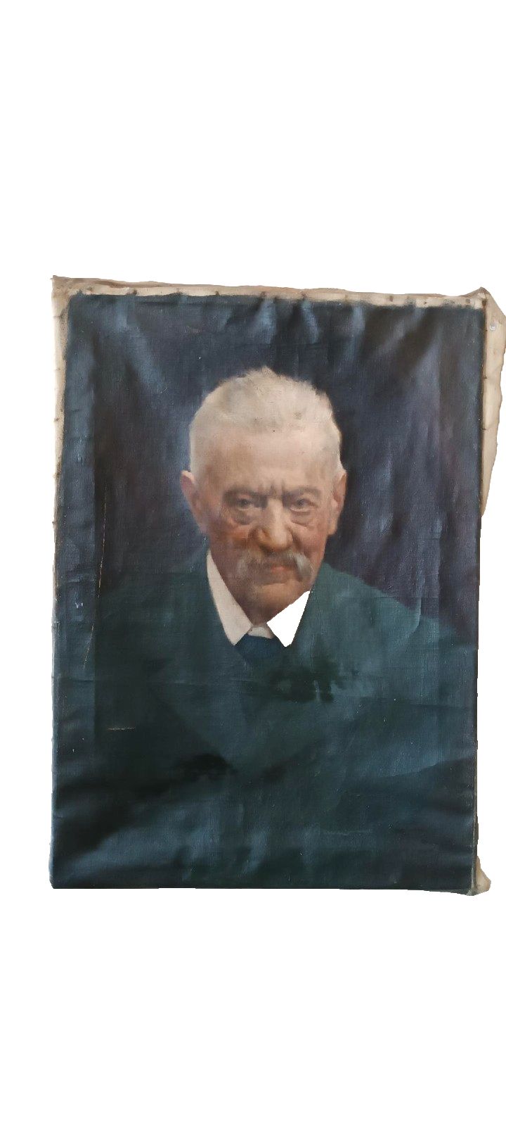 Antique Painting Early 900 Male Portrait Signed S.Bruno photo furniture
