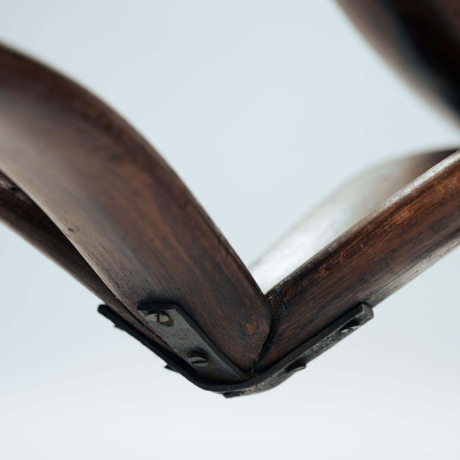 Furniture Thonet Occasional Center Table Model No. 3, Bentwood With Flamed Palisander, 1890 photo