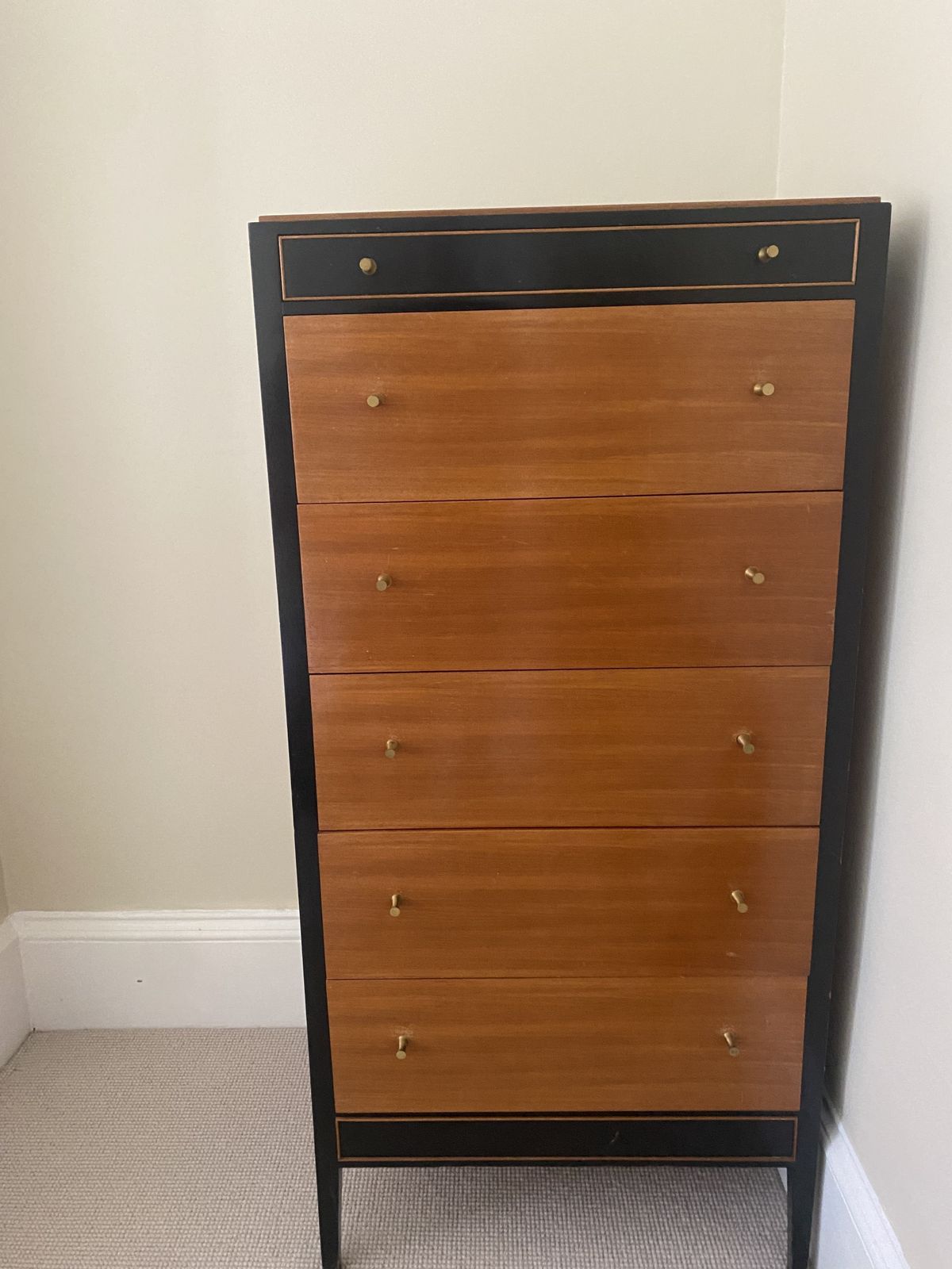 Vintage Loughborough Furniture For Heal’s Teak Chest Of Drawers