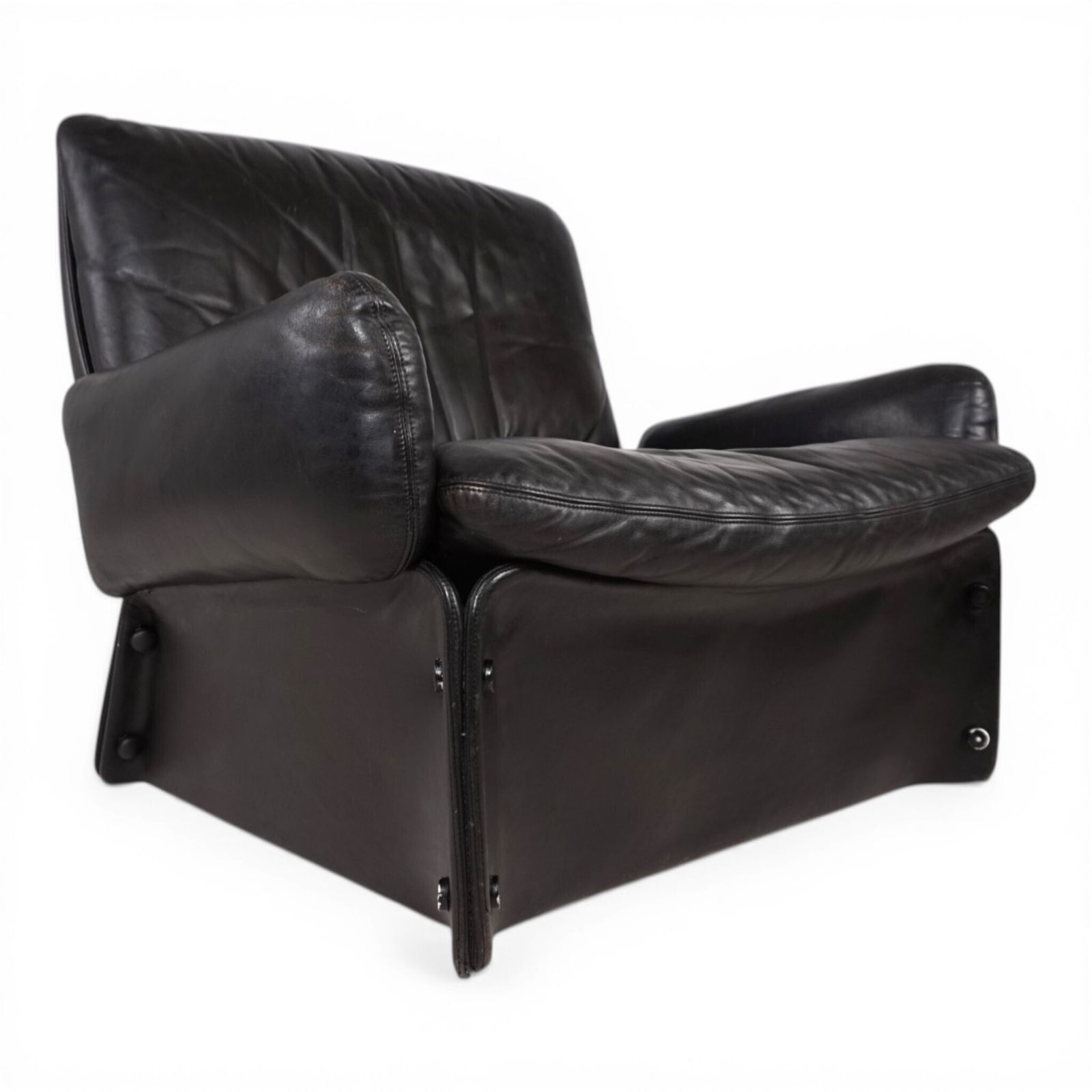 photo buy Carl Straub Leather Lounge Chair, 1970