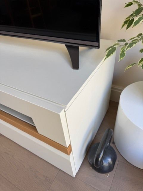 Hulsta White Gloss And Oak Tv Media Unit / Purchased In Harrods photo 300.0
