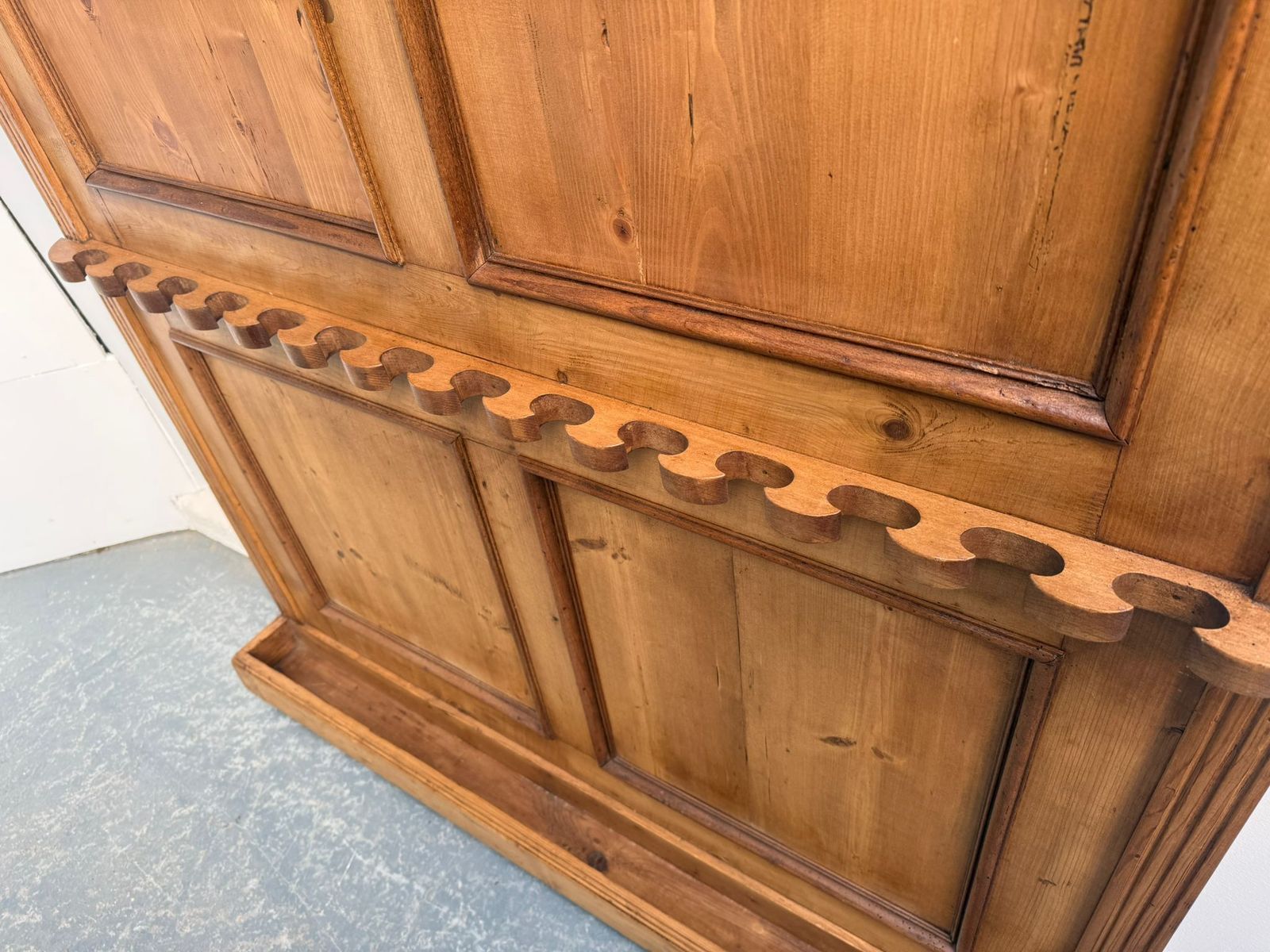 photo furniture A Lovely Original Victorian Pine Hungarian Hall / Umbrella / Coat Stand