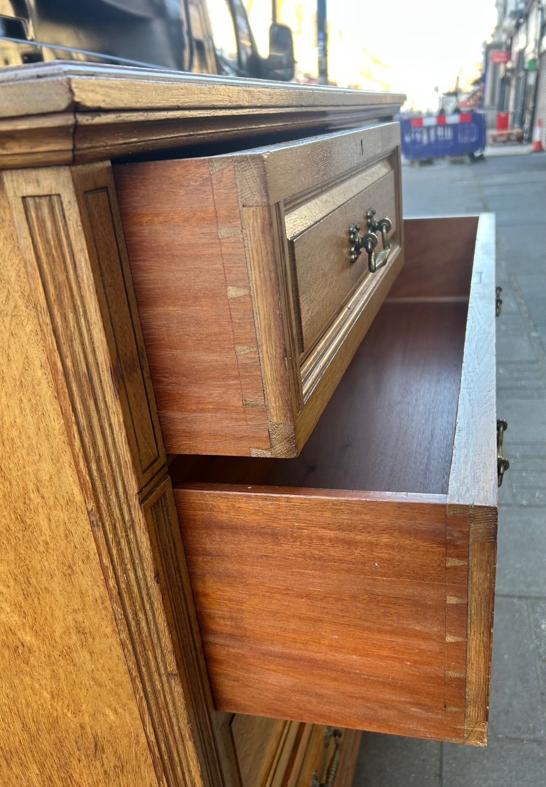 Large Vintage Chest Of Drawers photo for sale