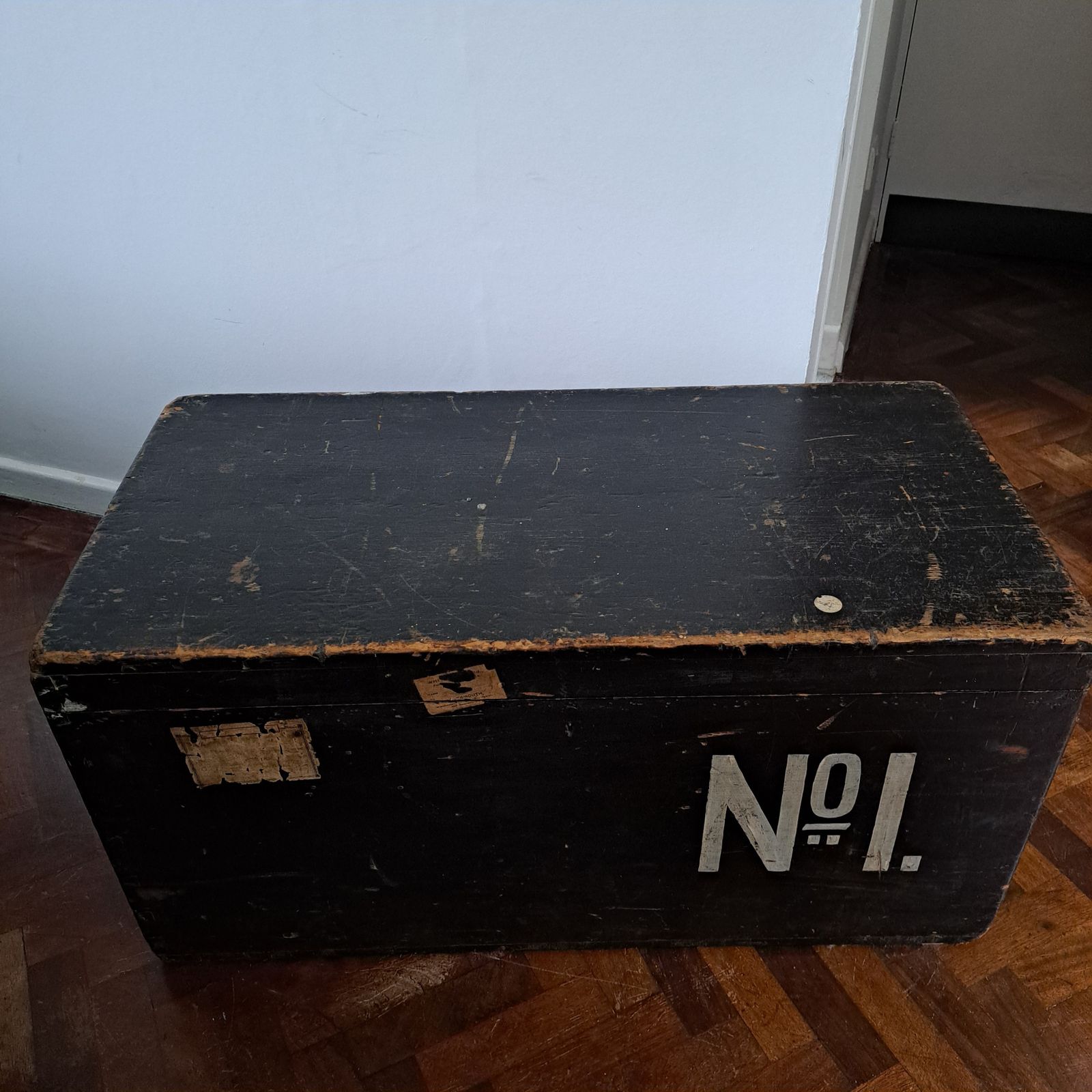 A Unique Original Vintage Steamer Trunk