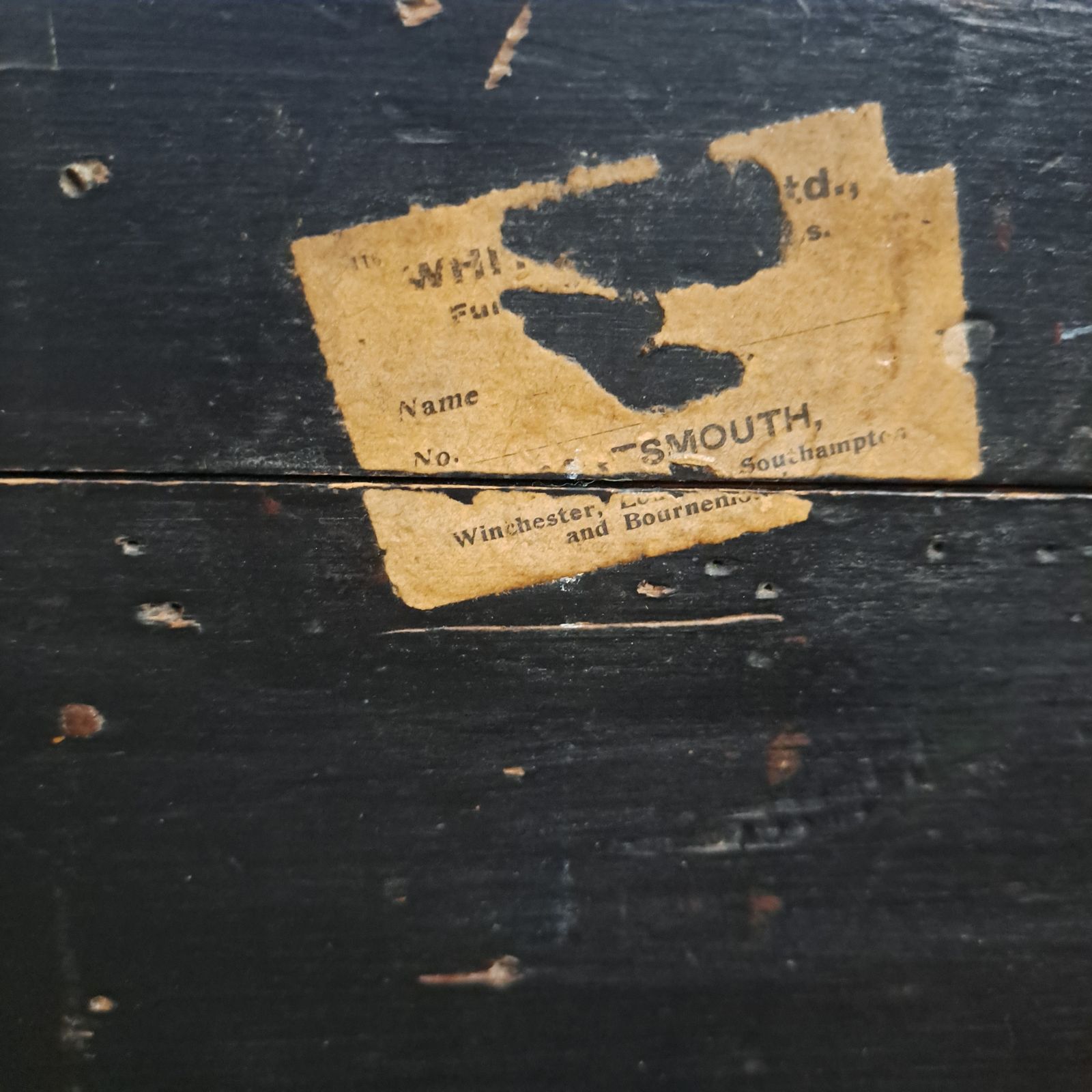 490.0 A Unique Original Vintage Steamer Trunk photo