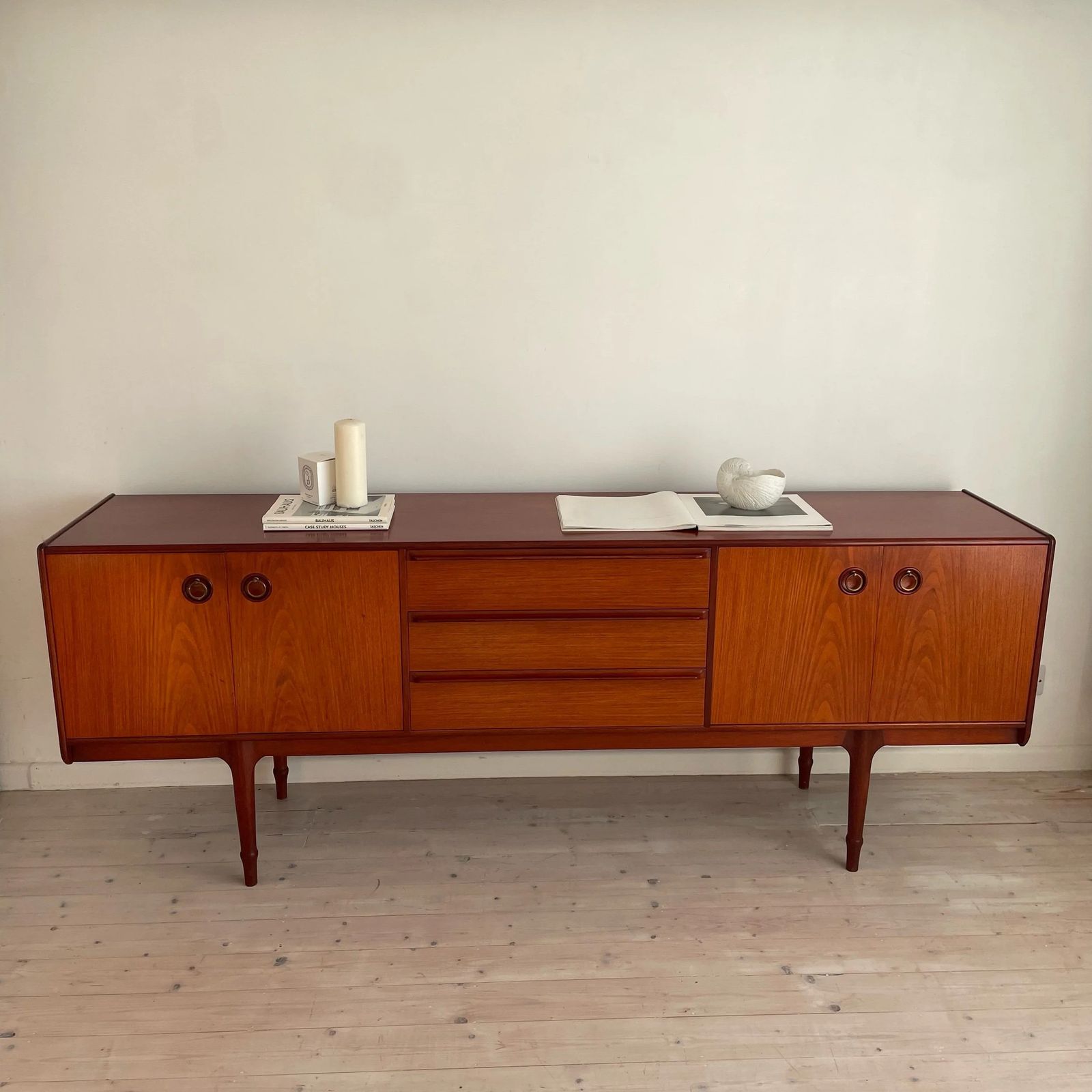 Mid Century Modern A.H McIntosh & Co Teak Sideboard photo vintage