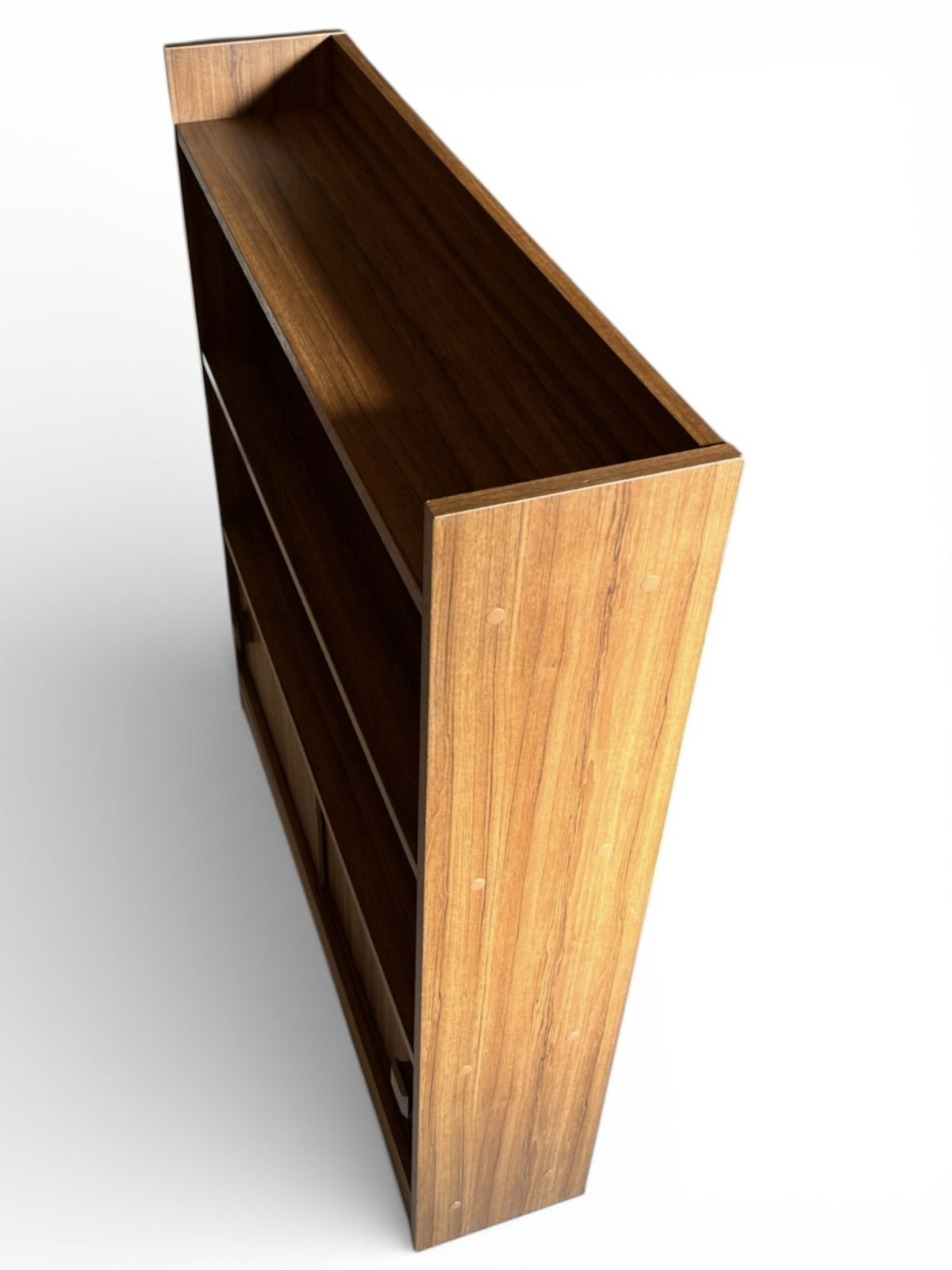 photo vinterior Mid Century Wall Shelf Unit H90cm L79cm W18cm Deep Shelving Retro Style