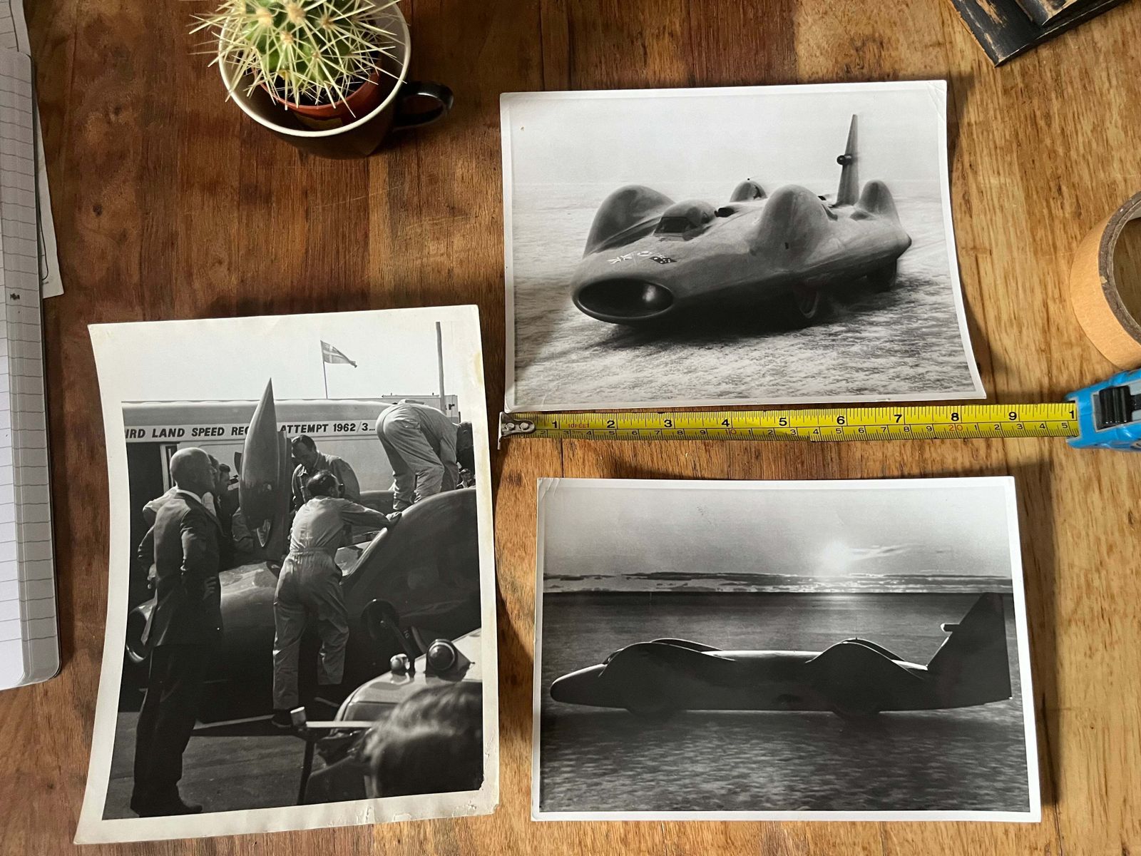 Original Press Photographs Bluebird 1963 Donald Campbell photo Art