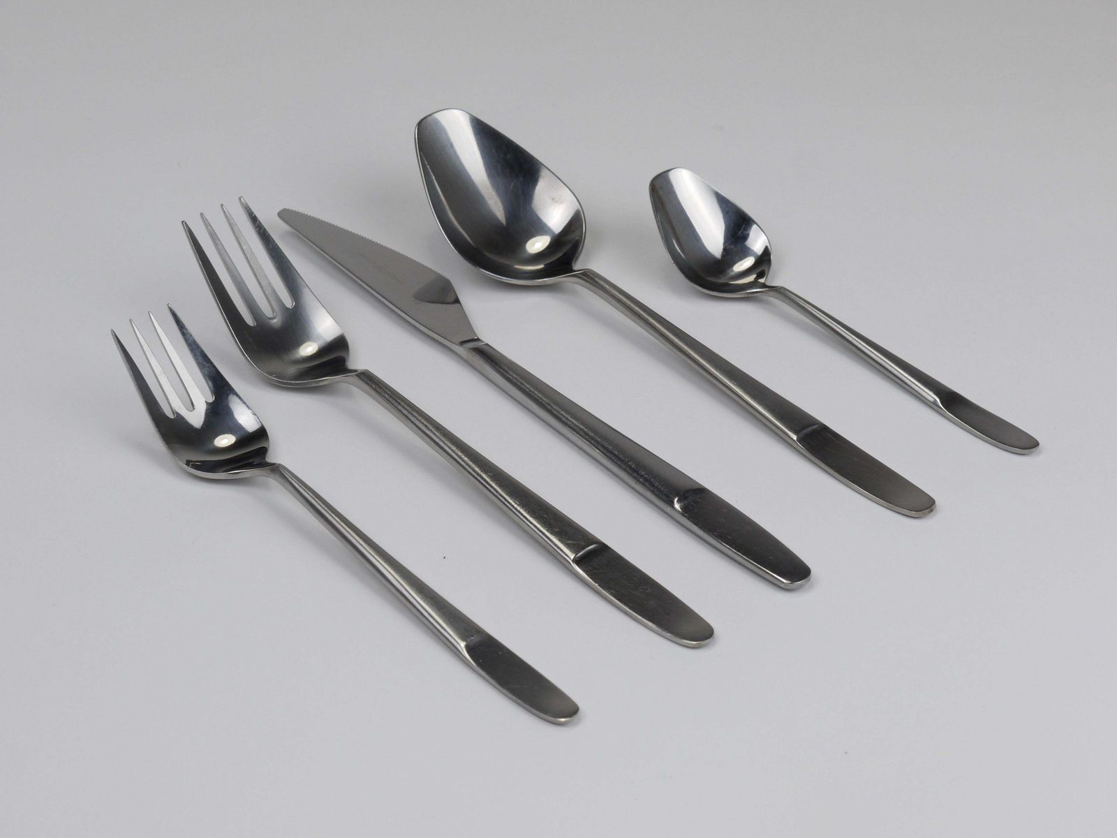 Helmut Alder Amboss Austria 2070 Flatware Cutlery For Six Persons, 1960s photo for sale