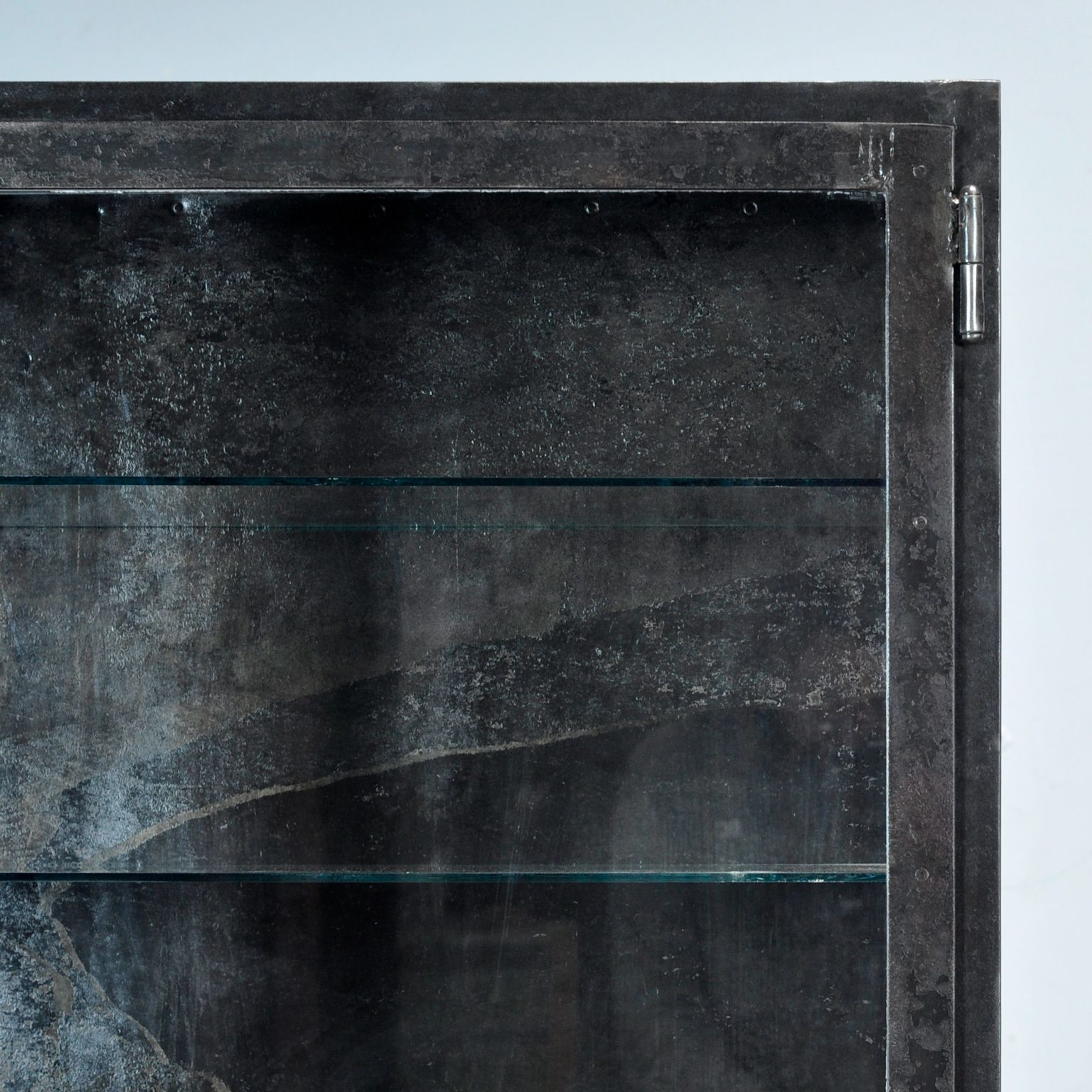 1400.0 Polished Iron Medical Cabinet, 1930s photo