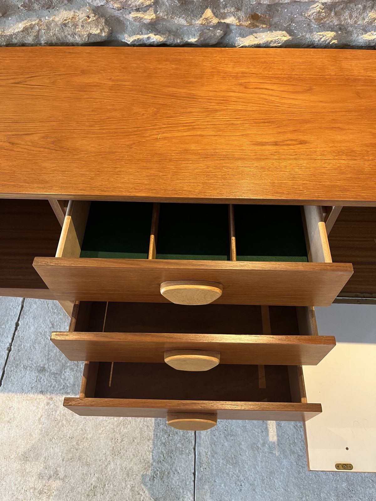 Stone Hill Of London Stateroom Teak Sideboard photo for sale