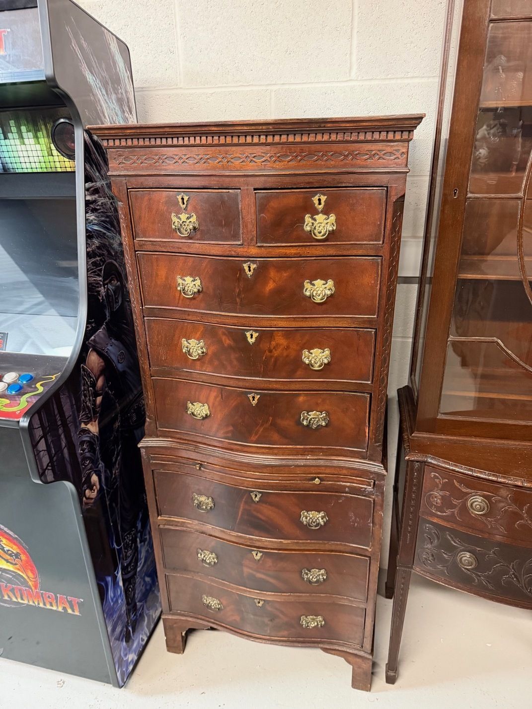Vintage Mahogany Chest On Chest