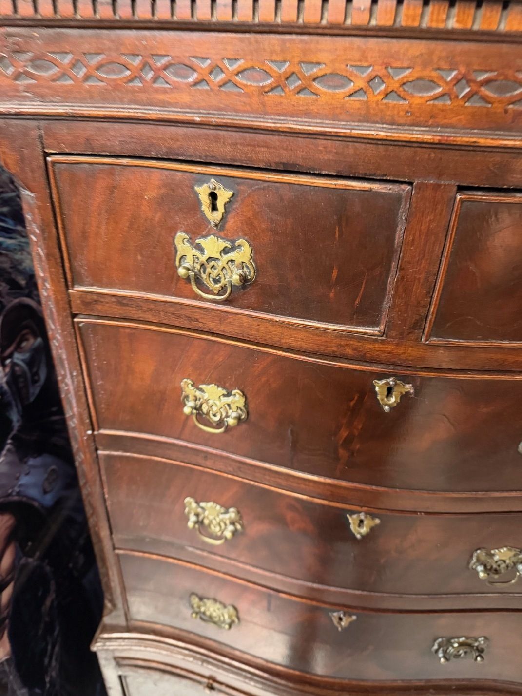 Vintage Mahogany Chest On Chest photo vintage