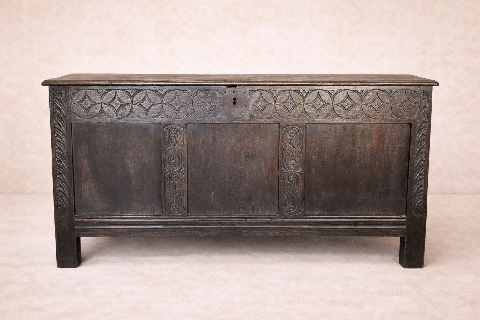 Late 19th Century Oak Coffer / Blanket Chest – Jacobean Revival, C.1880–1900 photo buy