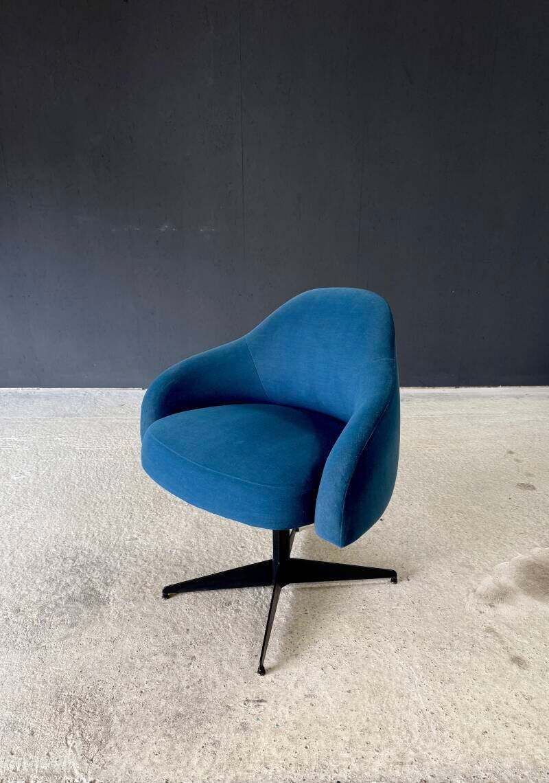 Midcentury Modern Design Side Chair, France 1960's photo for sale