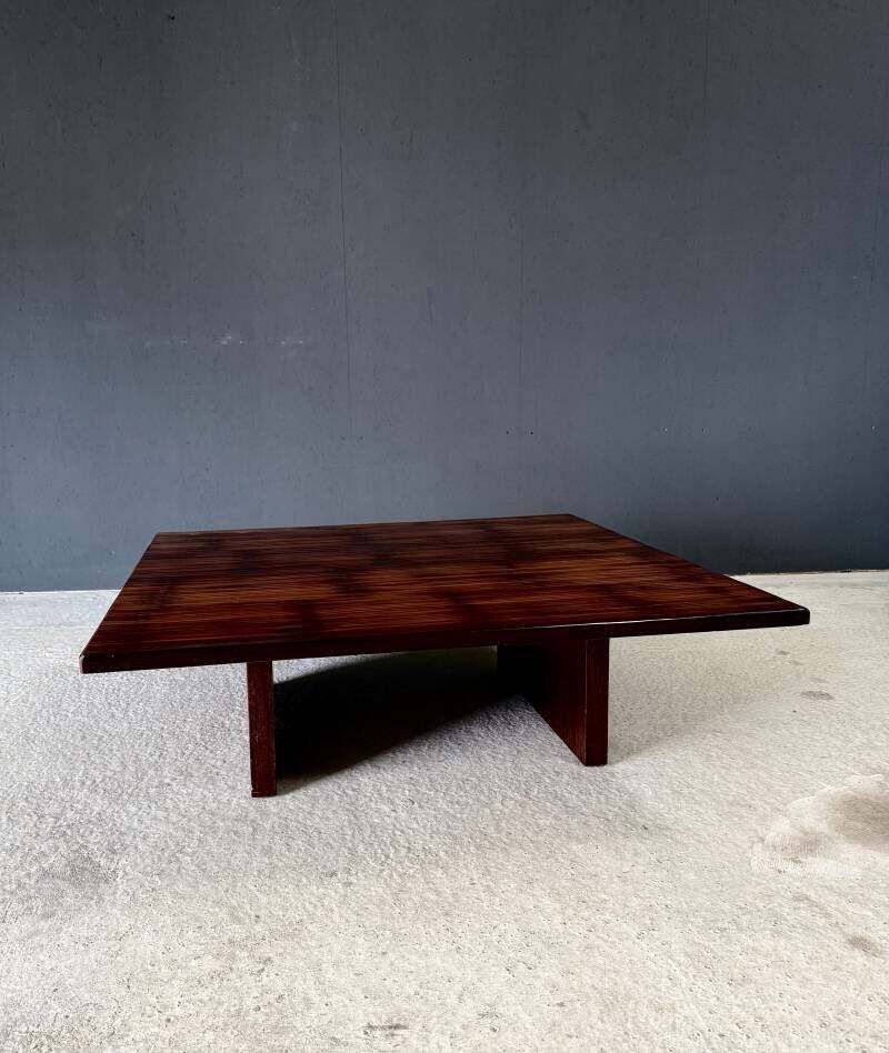 photo furniture Design "Opium" Salontafel In Bamboe Door Axel Vervoordt, België, Jaren 1980