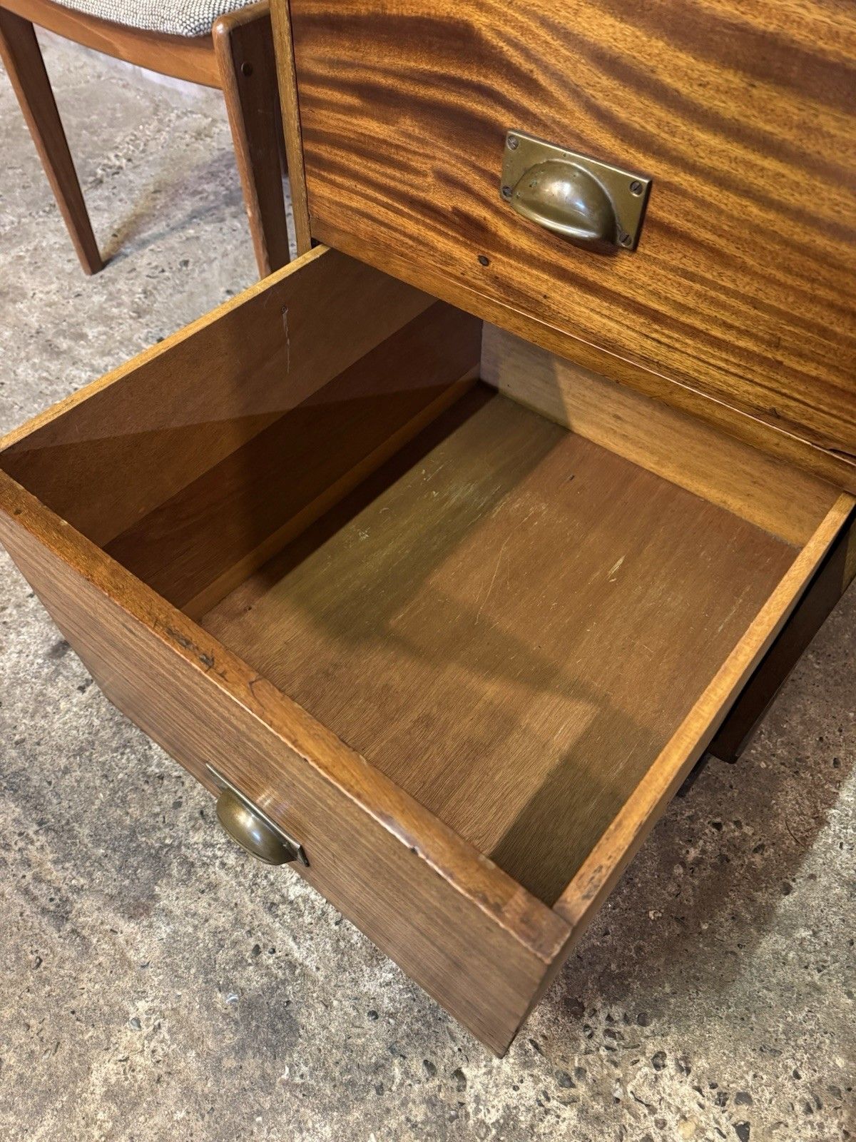 🚛 Vintage Industrial Wooden Filing Drawers / Cabinet Mid Century photo vintage