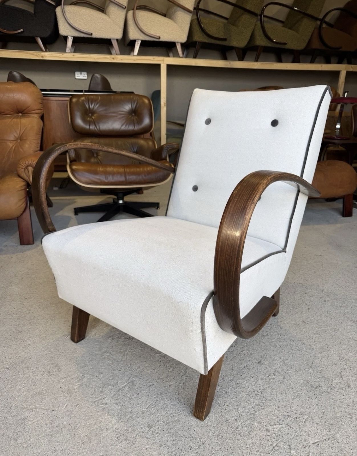 Jindrich Halabala Bentwood Armchair In Art Deco Style Project photo Furniture