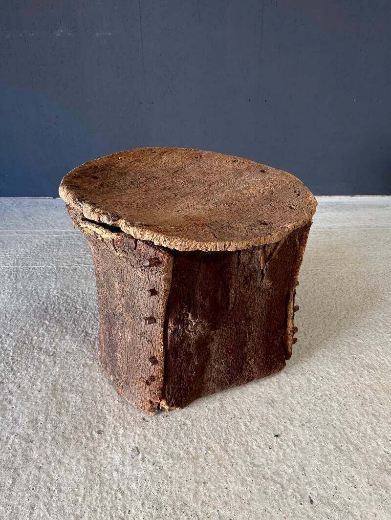 Early 20th Century Artisan Made Cork Side Table, Portugal photo 1350.0