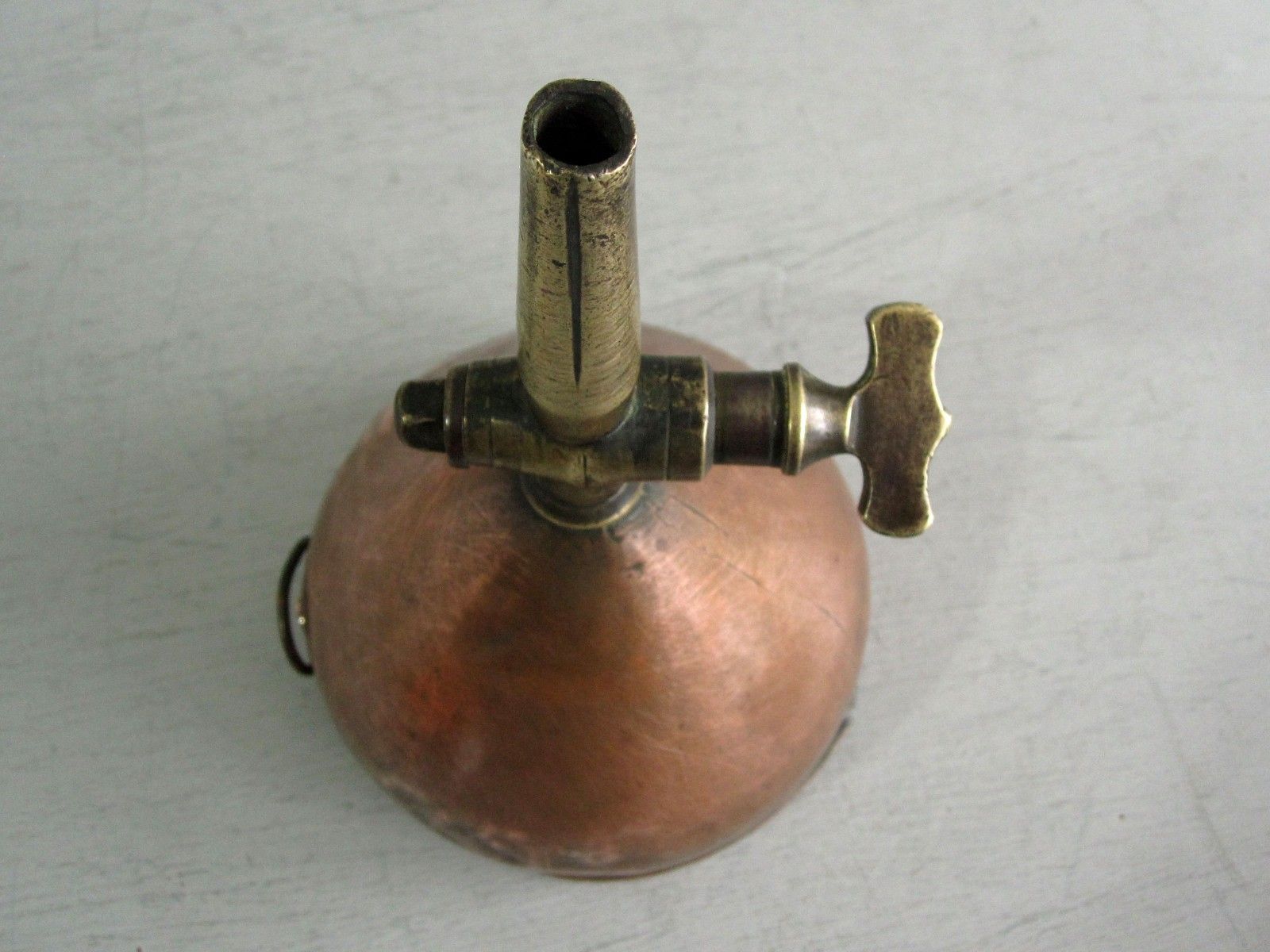 L Lumley London Copper Brewery Funnel With Brass Tap photo vintage