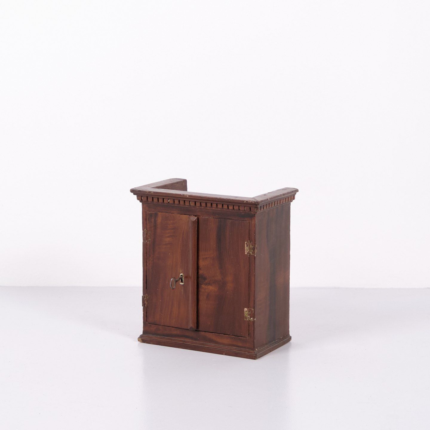 Antique Miniature/Model Furniture In Oak With Hand Forged Fittings, 1840s photo Furniture