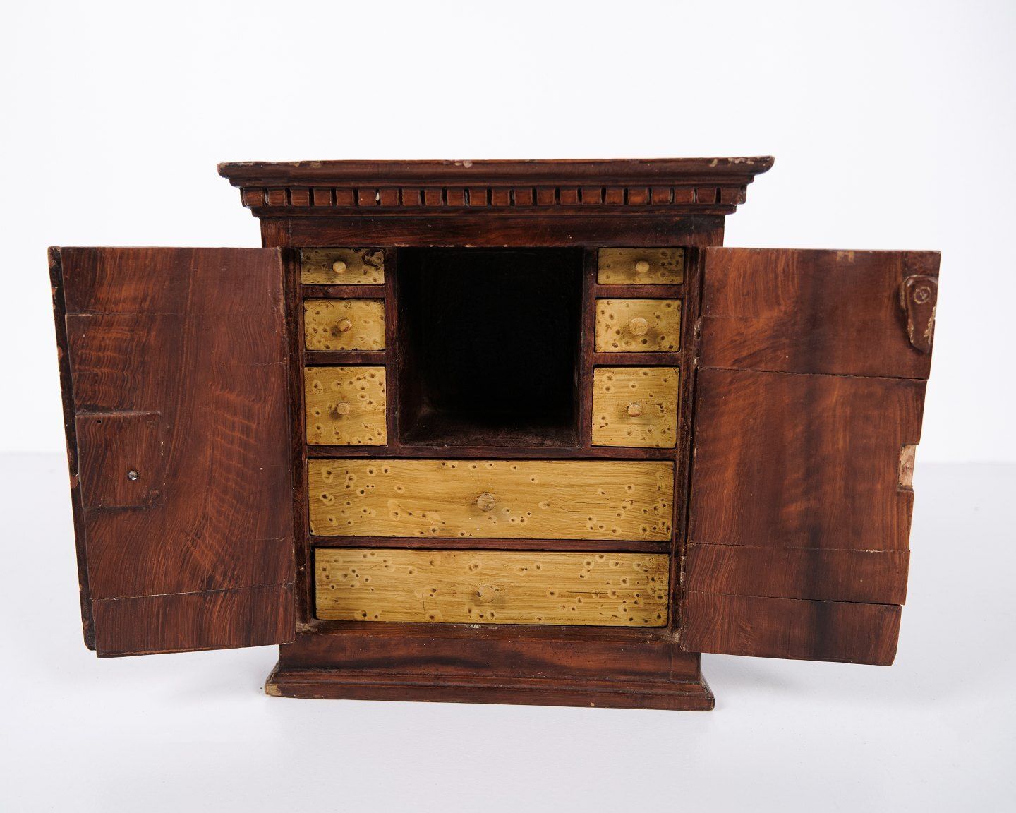 Antique Miniature/Model Furniture In Oak With Hand Forged Fittings, 1840s photo buy