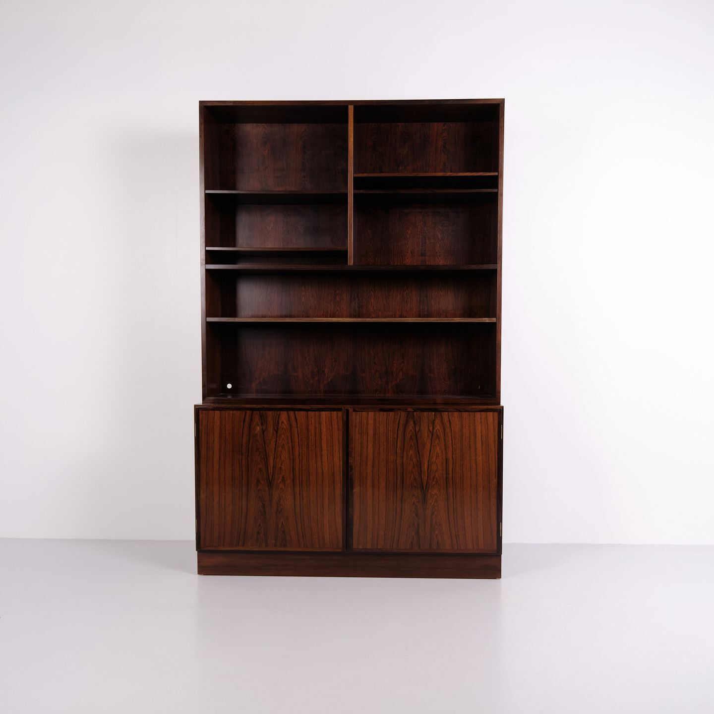 Gunni Omann Bookcase Model 5 In Rosewood For Poul Hundevad, Danish Design 1960s