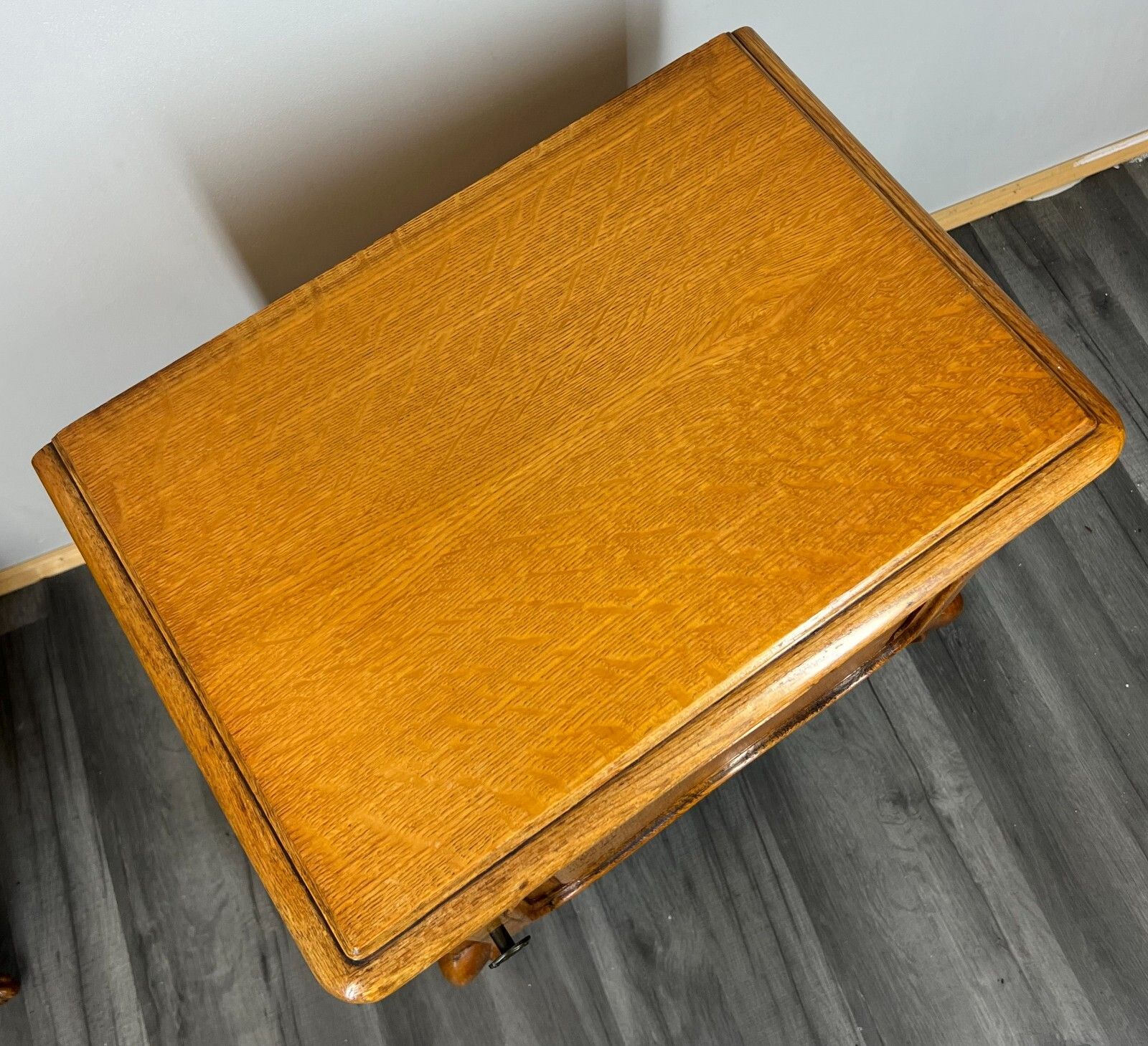 Pair Of Bedside Tables Vintage French Louis XVI Oak Carved Cabinets Lot 2610 photo buy
