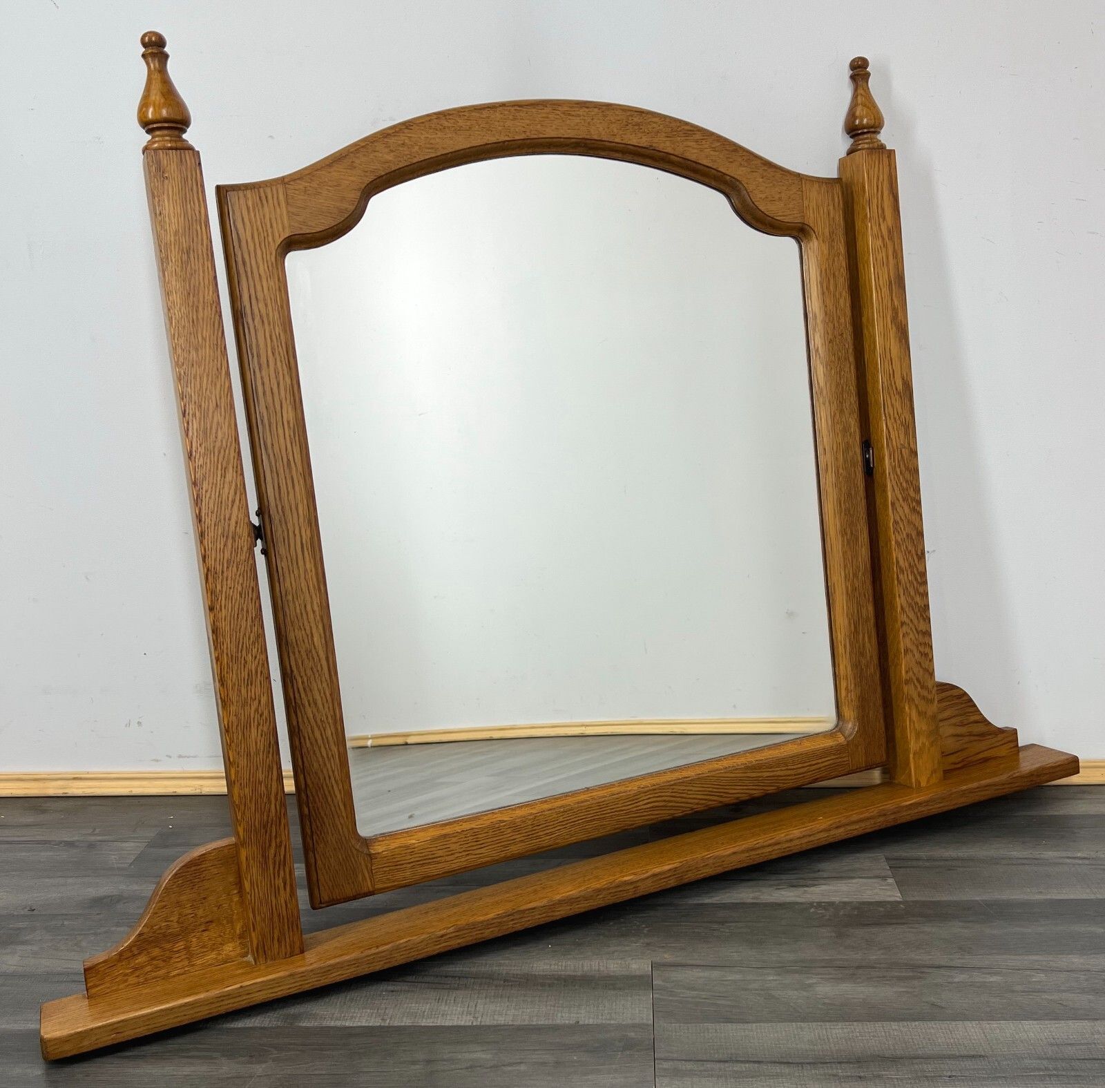 Mirror Vintage French Wall Mirror Large Carved Decorative Wood Frame Lot 2311 photo furniture