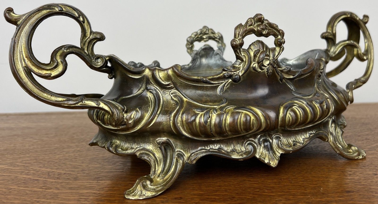 Vintage French Jardiniere Planter Ornate Decorative Bowl Insert Lot 4937 photo for sale